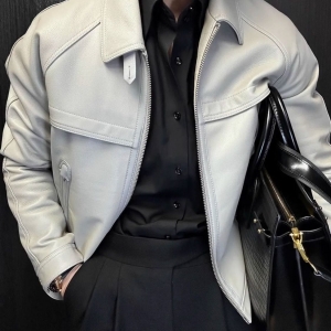 Куртка кожаная