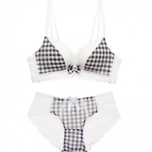 Купить Женский бюстгальтер с клетчатым принтом