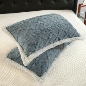 Наволочка, Наволочка, Велюр натуральный, 48x74 см