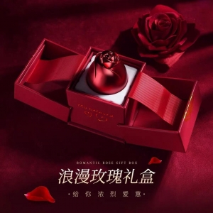 Роза и ящик упаковка цветок подарок