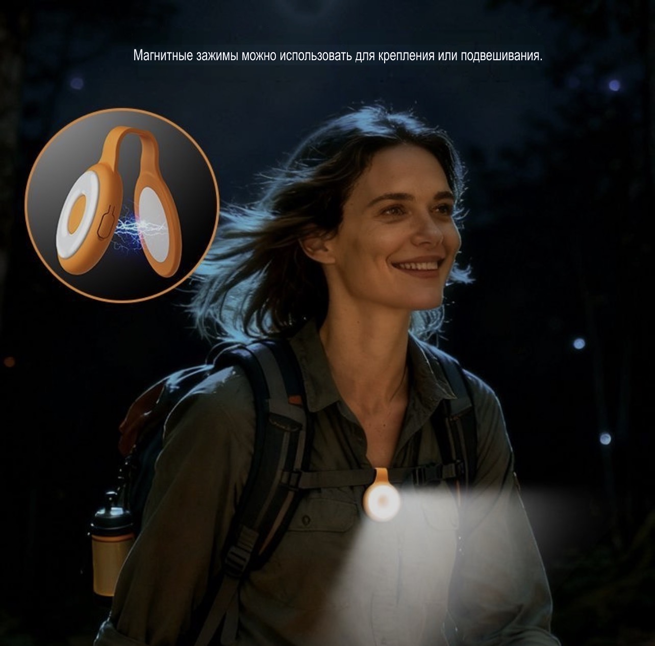 Фонарик удобно